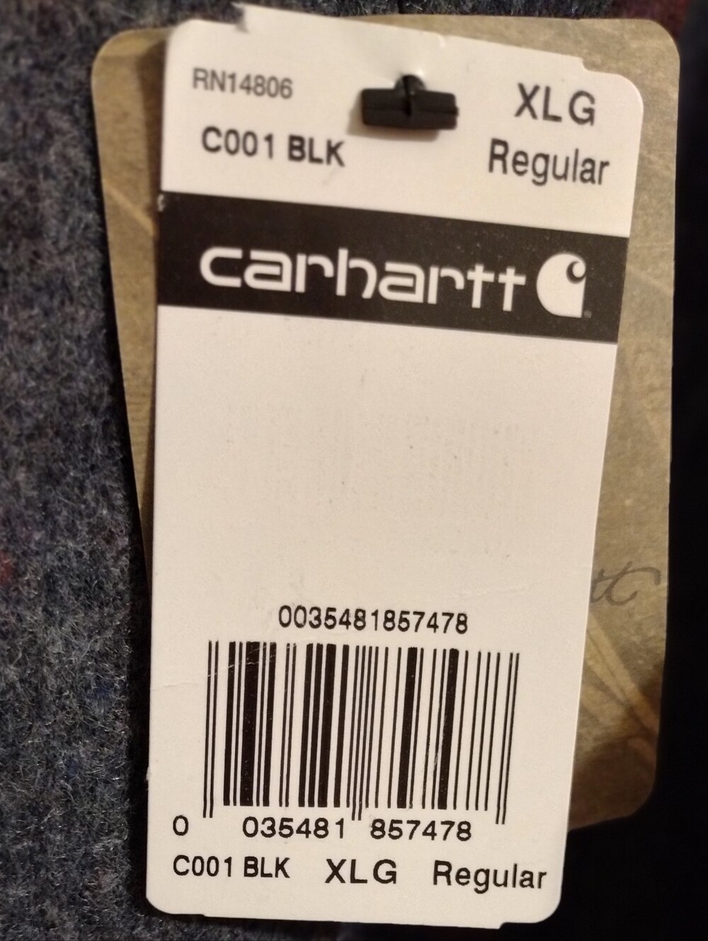 Vintage Carhartt Blanket Lined Chore Coat NWT XL - Picture 14 of 14